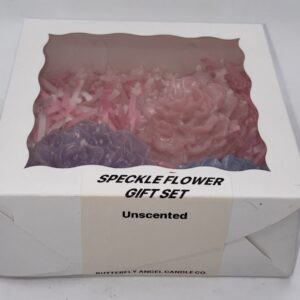 COLORED SPECKLED FLOWER GIFT SET