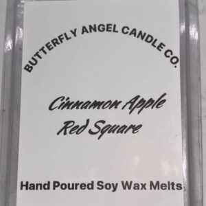 WAX MELTS SQUARE-CINNAMON APPLE-RED